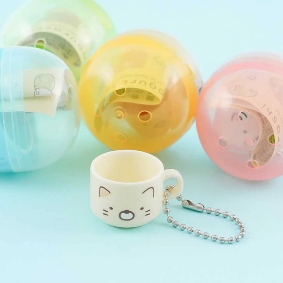 [SUMIKKO GURASHI] Mini Cup Charm Gachapon - Shirokuma (Polar Bear) - Picture 3 of 5